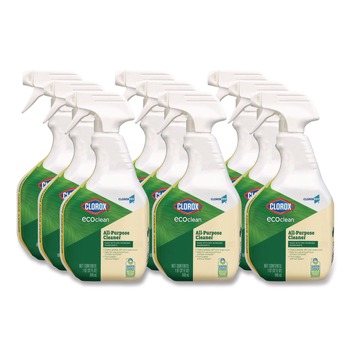 Clorox 60276 Clorox Pro EcoClean 32 oz. Spray Bottle All-Purpose Cleaner - Unscented (9/Carton)