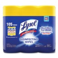 Cleaning Cloths & Wipes | LYSOL Brand 19200-82159 7 in. x 7.25 in. 1-Ply Disinfecting Wipes - Lemon and Lime Blossom White (3/Pack) image number 0