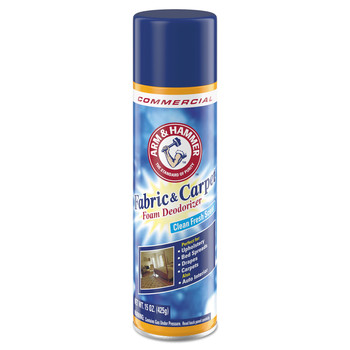 Arm & Hammer 33200-00514 15 oz. Aerosol Spray Fabric and Carpet Foam Deodorizer - Fresh Scent