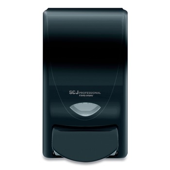 SC Johnson 91128 4.61 in. x 4.92 in. x 9.25 in. 1 Liter Manual Skincare Dispenser - Black