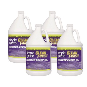 Simple Green 2810000401128 1 gal. Bottle Clean Finish Disinfectant Cleaner - Herbal (4/Carton)