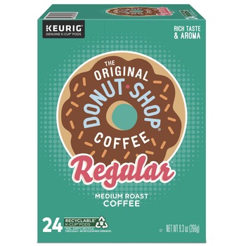 The Original Donut Shop 5000330069 Coffee K-Cups - Donut Shop Regular (24/Box)
