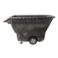 Carts & Trucks | Rubbermaid Commercial FG9T1500BLA 1250 lbs. Capacity Rectangular Structural Foam Tilt Truck - Black image number 2