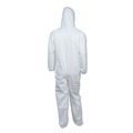 Cleaning Cloths & Wipes | Ansell KCC 44324 A40 Elastic-Cuff and Ankles Hooded Coveralls - X-Large, White (25/Carton) image number 2