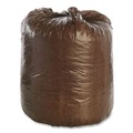 Repro Trash Bags | Stout by Envision G3036B80 30 in. x 36 in. 30-Gallon 0.8 mil. Controlled Life-Cycle Plastic Trash Bags - Brown (60/Box) image number 0