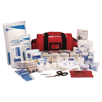 First Aid Only 520-FR 16 in. x 8 in. x 7.5 in. Nylon Fabric Case First Responder Kit (158-Pieces/Kit)