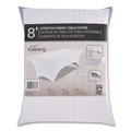 Table Covers & Skirts | Iceberg 16523 iGear 30 in. x 72 in. Polyester Fabric Table Cover - White image number 0