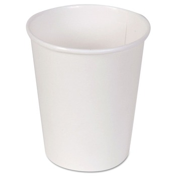 Dixie 2340W 10 oz. Paper Hot Cups - White (1000/Carton)