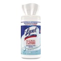 Cleaning Cloths & Wipes | LYSOL Brand 19200-89346 7 in. x 7.25 in. 1-Ply Disinfecting Wipes - Crisp Linen/White image number 2