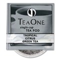 Tea | Tea One 39820706141 Tea Pods - Tropical Citrus Green (14/Box) image number 4