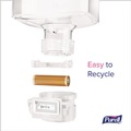 Hand Sanitizer Dispensers | PURELL 8320-E1 ES10 4.33 in. x 3.96 in. x 10.31 in. Automatic Hand Sanitizer Dispenser - White image number 5