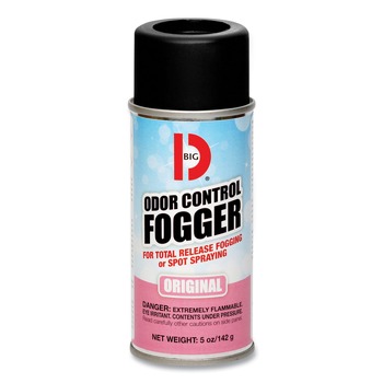  | Big D Industries 034100 5 oz Odor Control Fogger - Original Scent (12/Carton)