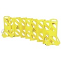 Barriers | Rubbermaid Commercial FG9S1100YEL 13 ft x 40 in. Plastic Portable Mobile Safety Barrier - Yellow image number 2
