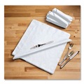 Dinner Napkins | Hoffmaster 253263 15.5 x 15.5 1 Ply Airlaid Flat Pack Napkins - White (1000/Carton) image number 2