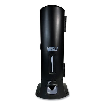 CUTLERY DISPENSERS | Wego 56101100 WeGo 10.22 in. x 12.5 in. x 23.75 in. Utensils Dispenser - Black