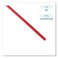 Straws/Stems/Sticks | Boardwalk BWKSTRU525R10 5.25 in. Polypropylene Single-Tube Stir-Straws - Red (10000/Carton) image number 6