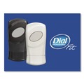 Soap Dispensers | Dial Professional 16619 FIT 4 in. x 5.13 in. x 10.5 in. 1.2 Liter Universal Manual Dispenser - Gray (3/Carton) image number 6