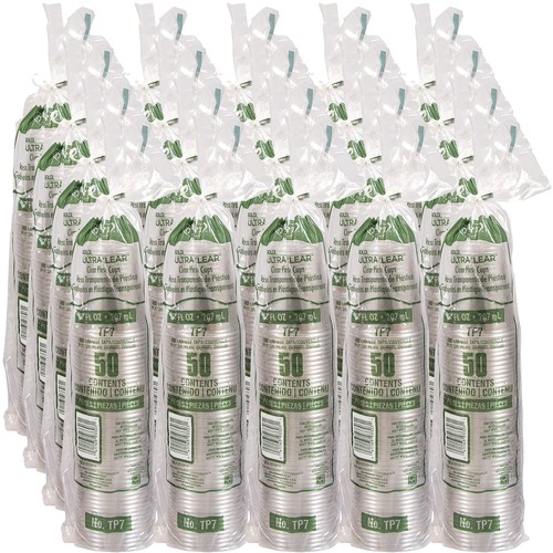 Cups | Dart TP7 Ultra Clear 7 oz. PET Cold Cups (50/Pack) image number 0