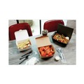 Food Containers & Lids | Pactiv Corp. NOB03B 66 oz 6.5 x 4.5 x 3.25 EarthChoice OneBox Paper Box - Black (160/Carton) image number 4