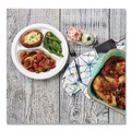 Plates | Chinet 21228 9.25 in. Dia 3-Compartment Paper Plate - White (500/Carton) image number 4