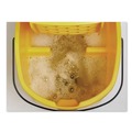 Buckets & Wringers | Rubbermaid Commercial FG759088YEL 35 qt. WaveBrake Plastic Down-Press Institution Bucket and Wringer Combos - Yellow image number 3