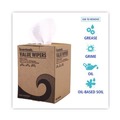 Cleaning Cloths & Wipes | Boardwalk BWK-V040CGW 10 in. x 12 in. Centerpull DRC Wipers - White (200/Carton) image number 4