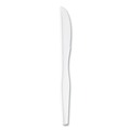 Disposable Knives | Dixie KH217 Heavyweight Plastic Knives - White (1000/Carton) image number 1