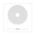 Floor Pads-Cleaning, Buffing & Polishing | Boardwalk BWK4016WHI 16 in. Diameter Polishing Floor Pads - White (5/Carton) image number 2