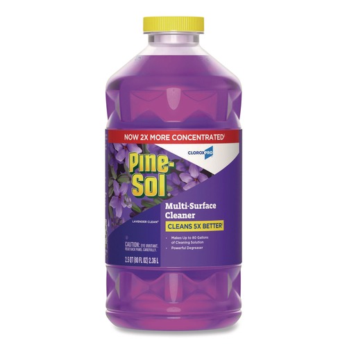 All Purpose Cleaners & Degreasers | Pine-Sol 60608EA CloroxPro 80 oz. Concentrated Multi-Surface Cleaner - Lavender Clean Scent image number 0