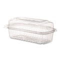 Perforated Roll & Hand Towels | Eco-Products EP-LC96 9 x 6 x 3 Renewable and Compostable Plastic Clamshell Hinged Food Containers - Clear (240/Carton) image number 0