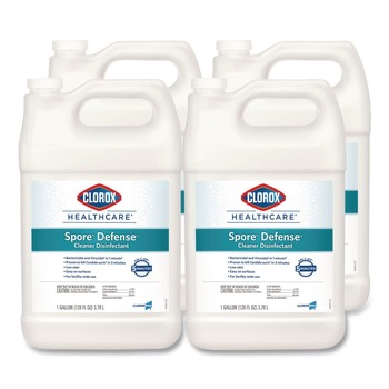 PRODUCTS | Clorox Healthcare CLO32122 Spore Defense 1-Gallon Refill Bottle Closed System Cleaner Disinfectant (4/Carton)