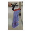 Mop Heads | Nexstep Commercial Products 97157 MaxiClean Loop-End Mop, Cotton/Synthetic, 24 oz, Blue image number 3