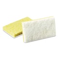 Scouring Pads & Sticks | Scotch-Brite PROFESSIONAL 63 0.7 in. Thick 3.6 in. x 6.1 in. #63 Light-Duty Scrubbing Sponge - Yellow/White (20/Carton) image number 0