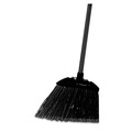 Brooms | Rubbermaid Commercial FG637400BLA 35 in. Angled Lobby Broom with Poly Bristles - Black image number 0