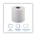 Toilet Tissues | Boardwalk B6150 2-Ply Septic Safe 156.25 ft. Roll Length Toilet Tissue - White (96/Carton) image number 5
