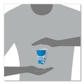Medical Cups & Accessories | SOLO SC378-3008 8 oz Paper Specimen Cups - Blue/White (50/Sleeve, 20 Sleeves/Carton) image number 4