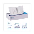 Facial Tissues | Boardwalk BWK6500B 2-Ply Office Packs Facial Tissue Flat Box - White (30/Carton) image number 6