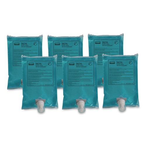 Soap Refills | Rubbermaid Commercial FG750383 1,000 mL Autofoam Hand Soap Refill - Light Floral Scent (6/Carton) image number 0
