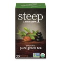 Tea | Bigelow RCB17703 0.91 oz. Tea Bag steep Tea - Pure Green (20/Box) image number 1