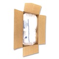 Food Containers & Lids | Plastifar 12083 9 in. x 10 in. x 3 in. 3-Compartment Foam Hinged Lid Containers - White (200/Carton) image number 5