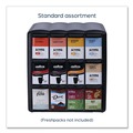Condiment Organizers | FLAVIA 25200002 15.2 in. x 17.2 in. x 16.3 in. 12-Compartments Four Column Merchandiser - Black image number 5