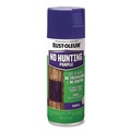 Paint & Paint Supplies | Rust-Oleum 270970 12 oz. Aerosol Can Specialty No Hunting Spray Paint - Flat Purple (6/Carton) image number 1