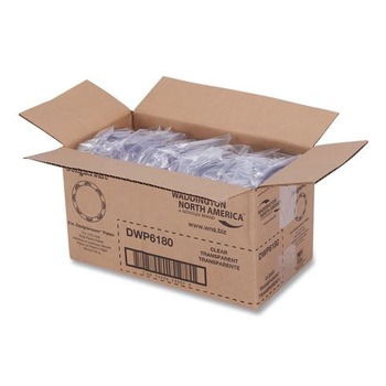 WNA WNA DWP6180 6 in. Diameter Designerware Plastic Plates - Clear (18/Pack, 10 Packs/Carton)