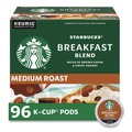 Coffee - Caffeinated | Starbucks 12433992 Coffee K-Cups - Breakfast Blend (96/Carton) image number 0