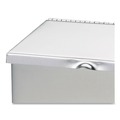 Indoor Waste Receptacles | HOSPECO ND-1E 8 in. x 4 in. x 11 in. Wall Mount Sanitary Napkin Receptacle - Stainless Steel image number 2
