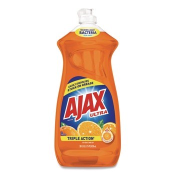 Ajax 144678 28 oz. Bottle Orange Scent Liquid Dish Detergent