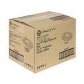 Souffle & Portion Cups | Pactiv Corp. YLS1FR 0.5 oz. to 1 oz. Plastic Portion Cup Lid - Clear (2500/Carton) image number 1