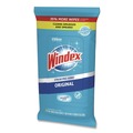 Cleaning Cloths & Wipes | Windex 378032 7 in. x 8 in. Glass and Surface Cloth Wet Wipe - Unscented, White (12 Packs/Carton) image number 2