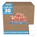 Scouring Pads & Sticks | Mr. Clean 16449 Extra Durable 4-3/5 in. x 2-2/5 in. x 7/10 in. Magic Erasers - White (30/Carton) image number 1