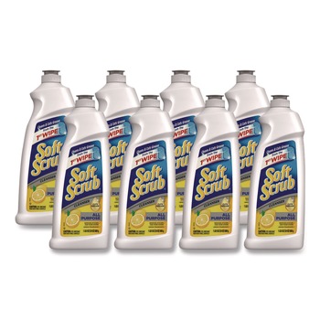 PRODUCTS | Soft Scrub 0 23400 07224 8 All Purpose Cleanser, Lemon Scent, 24 oz Bottle, 8/Carton